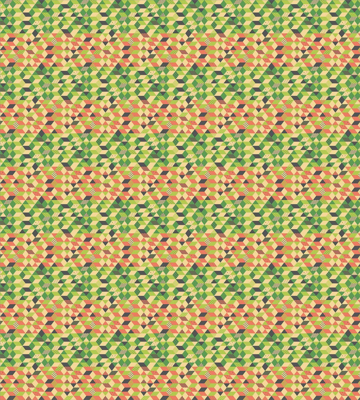 Cubic and Triangular Shapes — Pattern