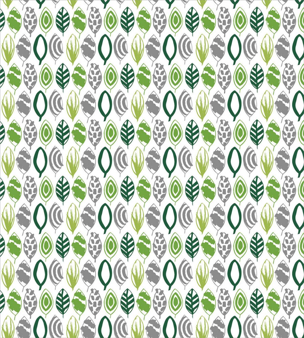 Paintbrush Strokes Leaves — Pattern