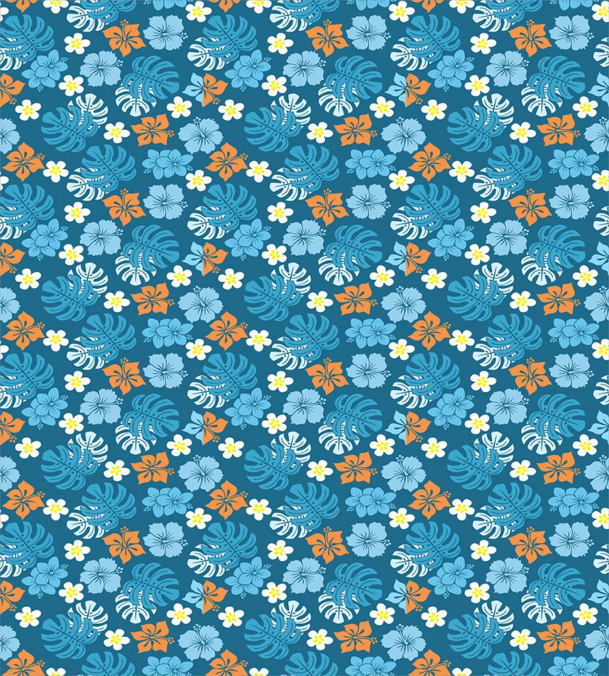 Monstera Leaves Frangipani — Pattern