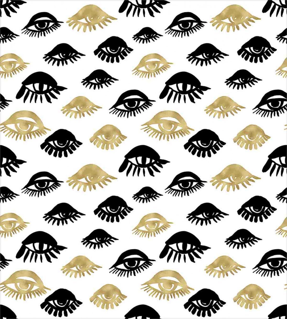 Woman Eyes Love Modern Art — Pattern