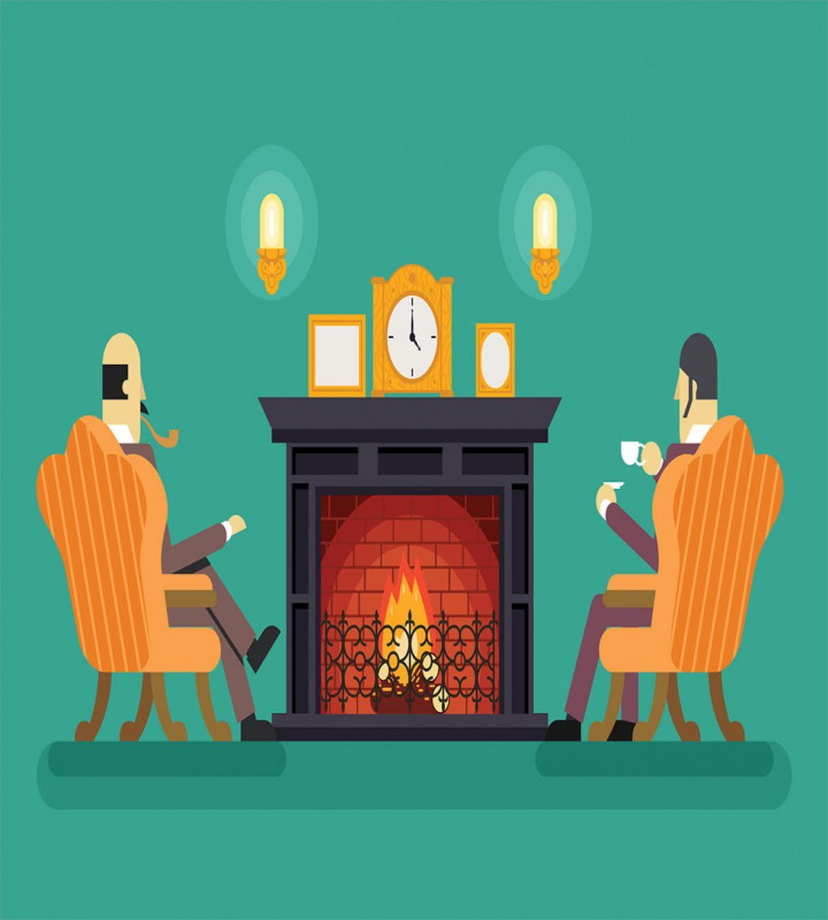 Classic Design with Men — Pattern