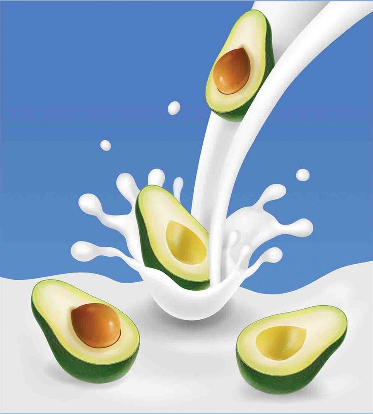 Flowing Milk Splash — Pattern