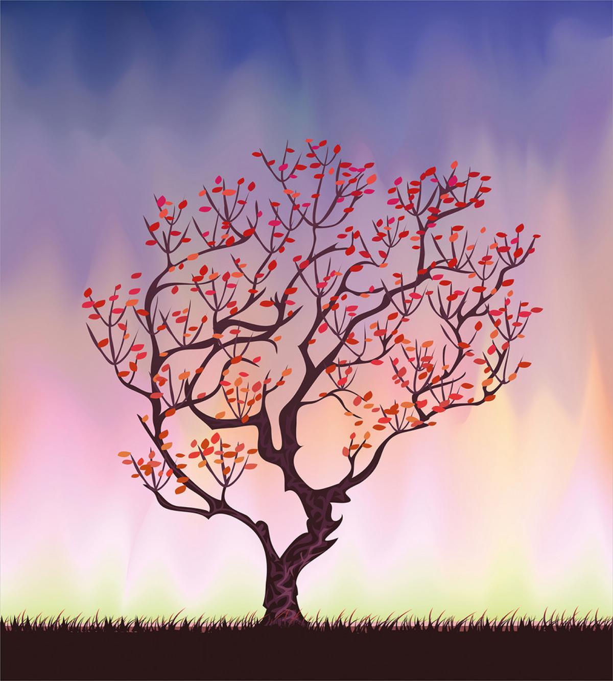 Sunset Rise Morning Scene — Pattern