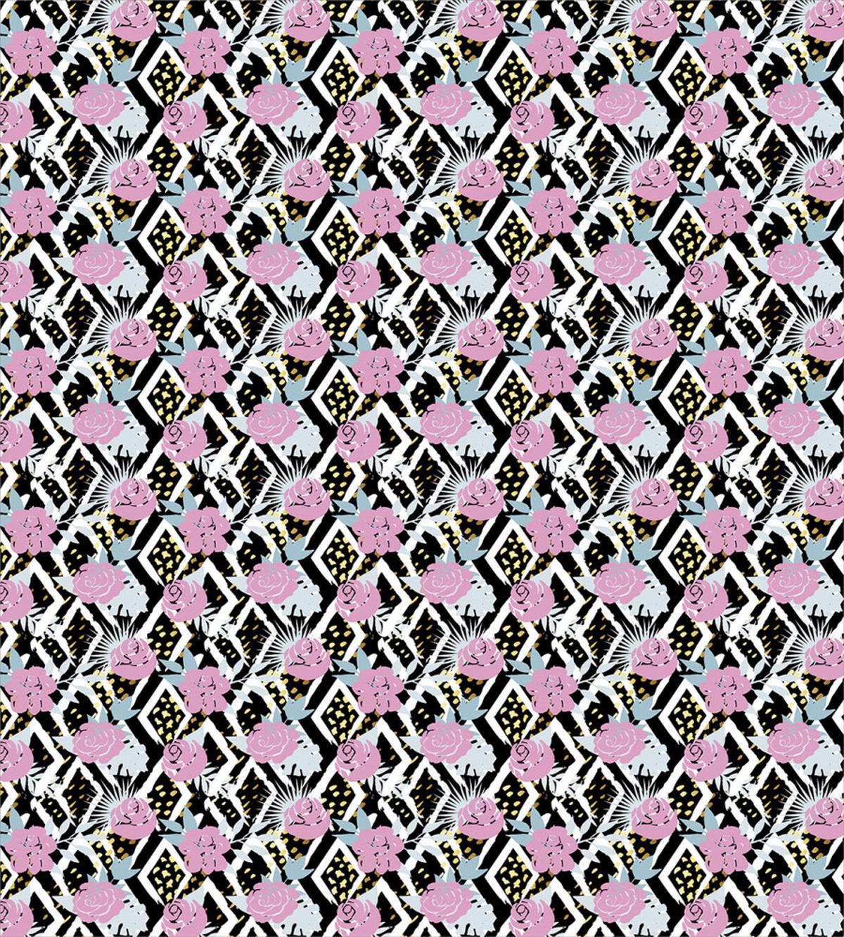 Grunge Blossoms Pattern — Pattern
