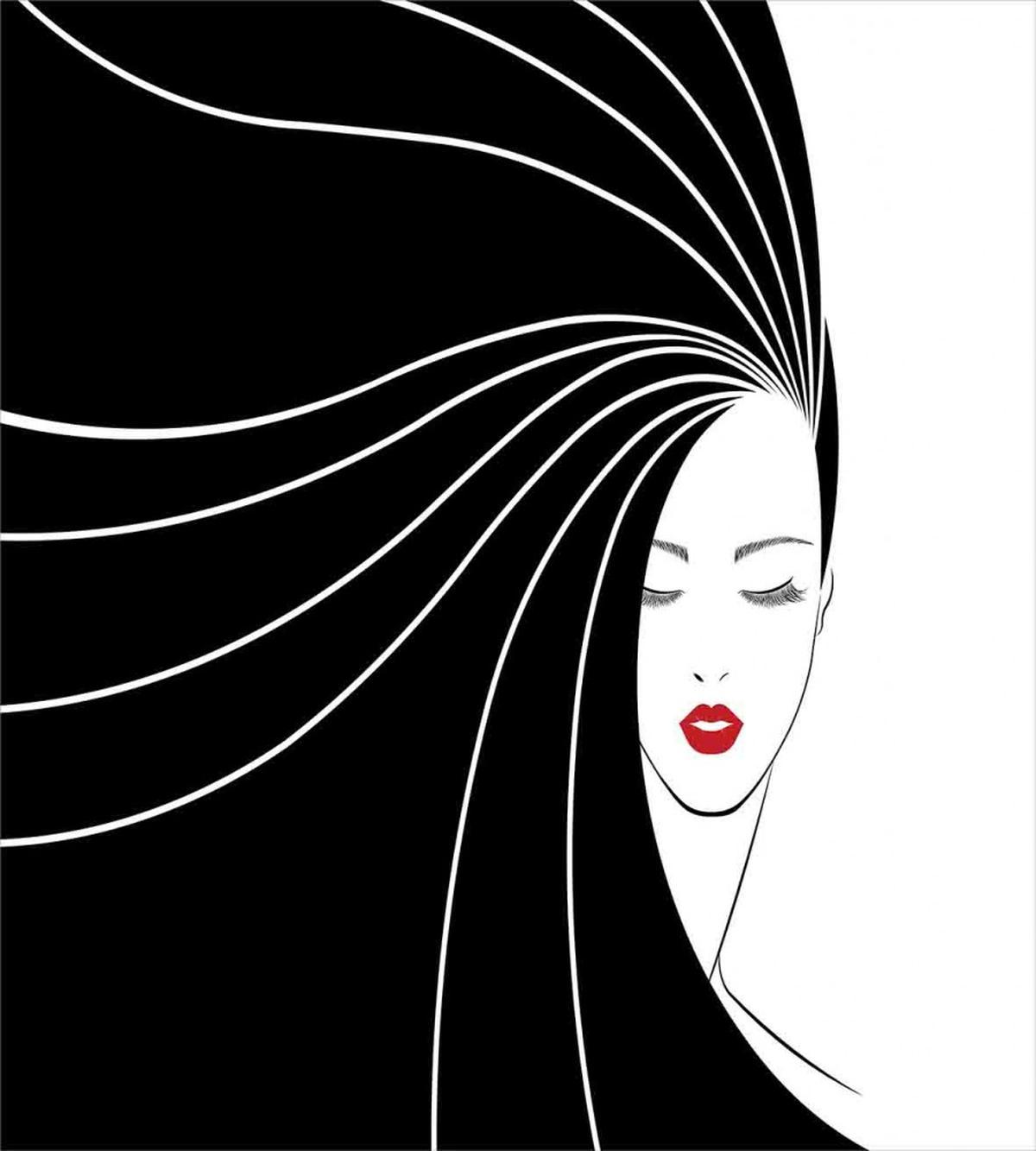 Extra Long Straight Hair — Pattern