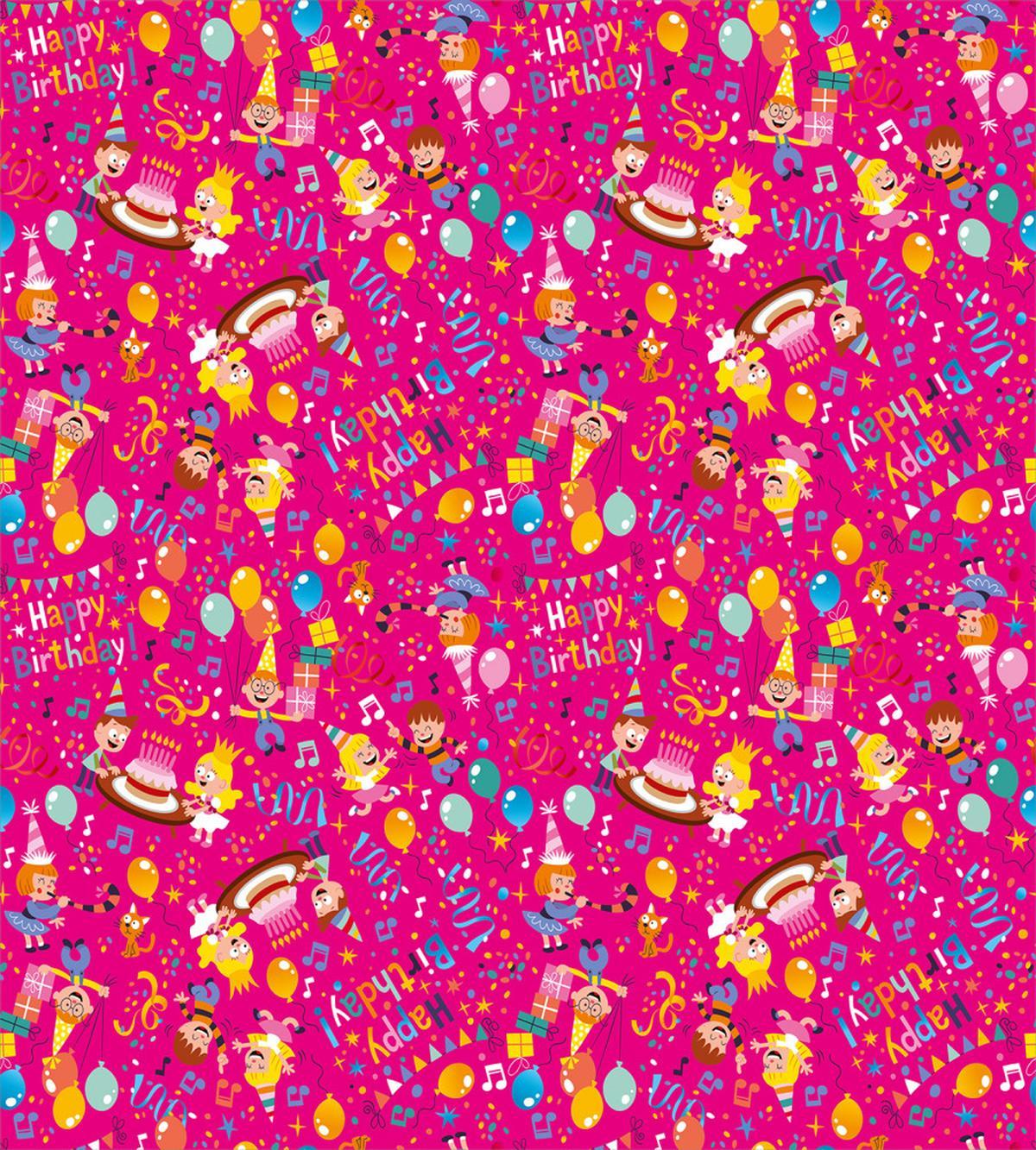 Children Party Cake Happy — Pattern
