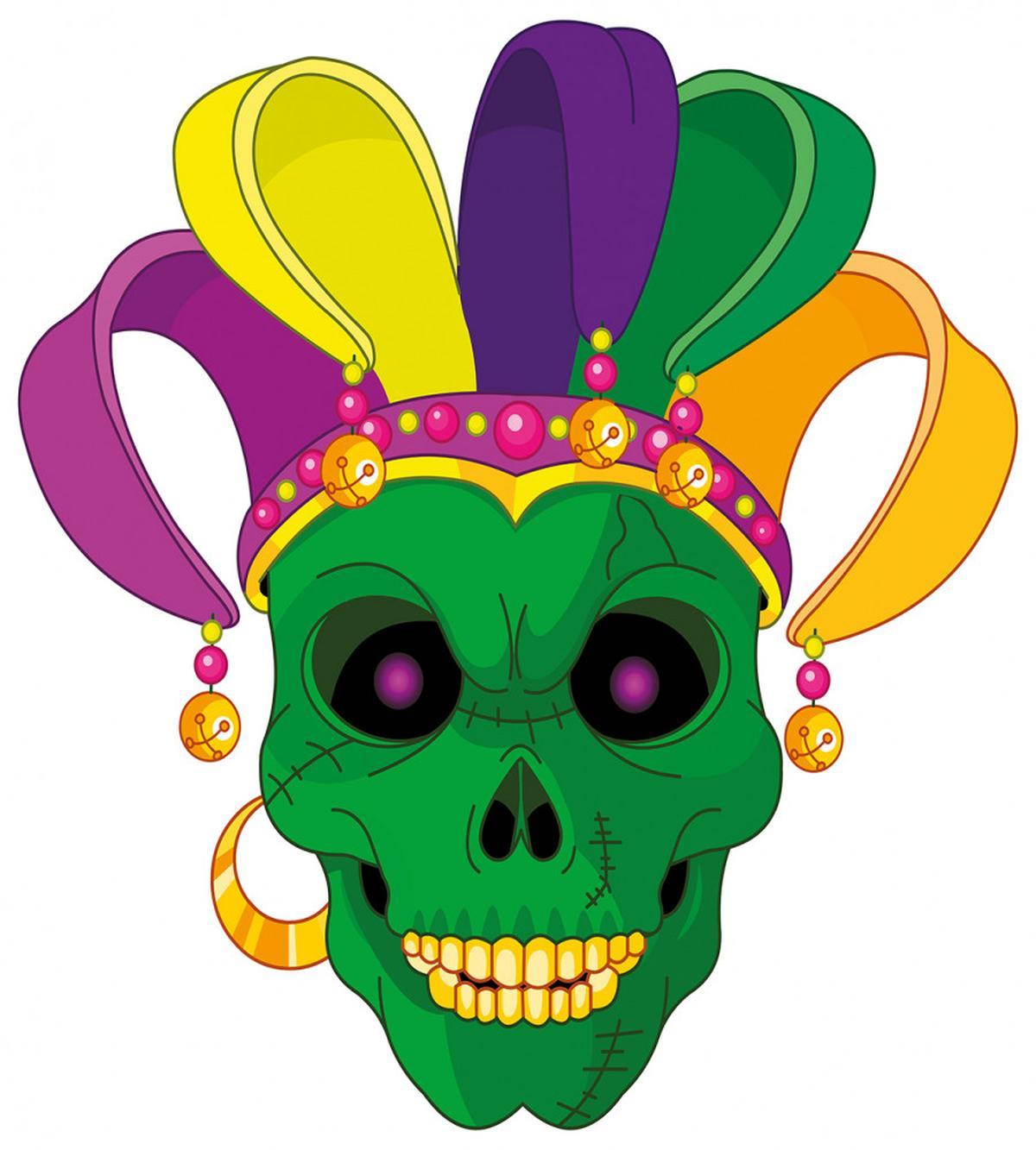 Scary Skull Mask Hat — Pattern
