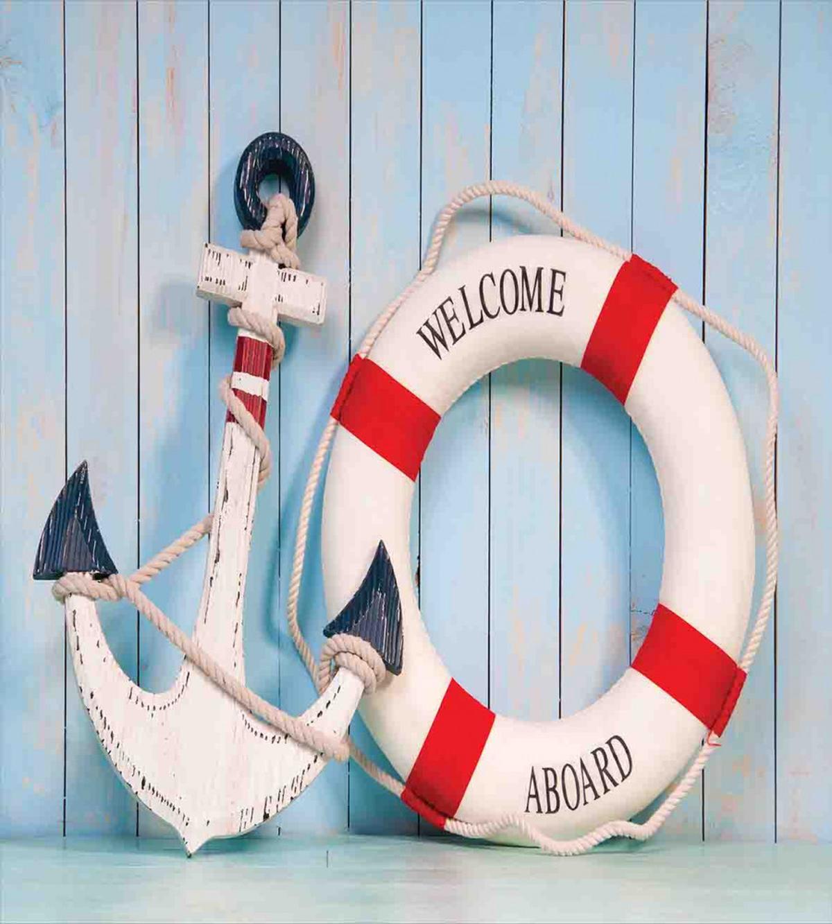 Anchor and Life Buoy — Pattern