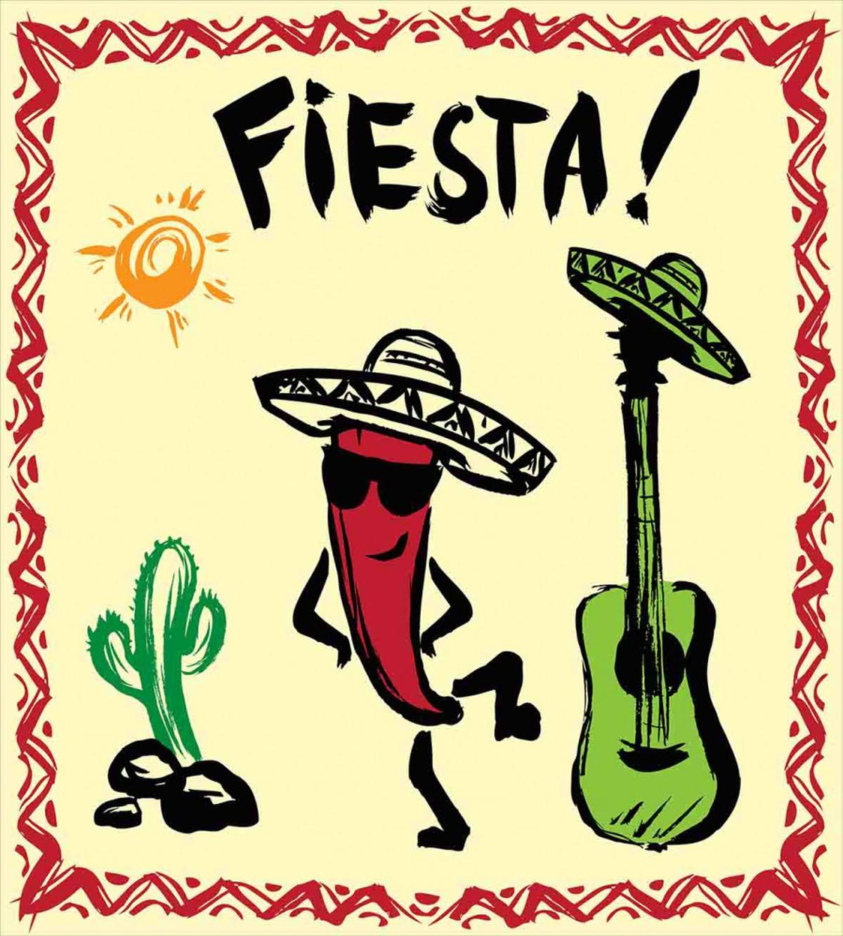 Mexican Party Red Pepper — Pattern