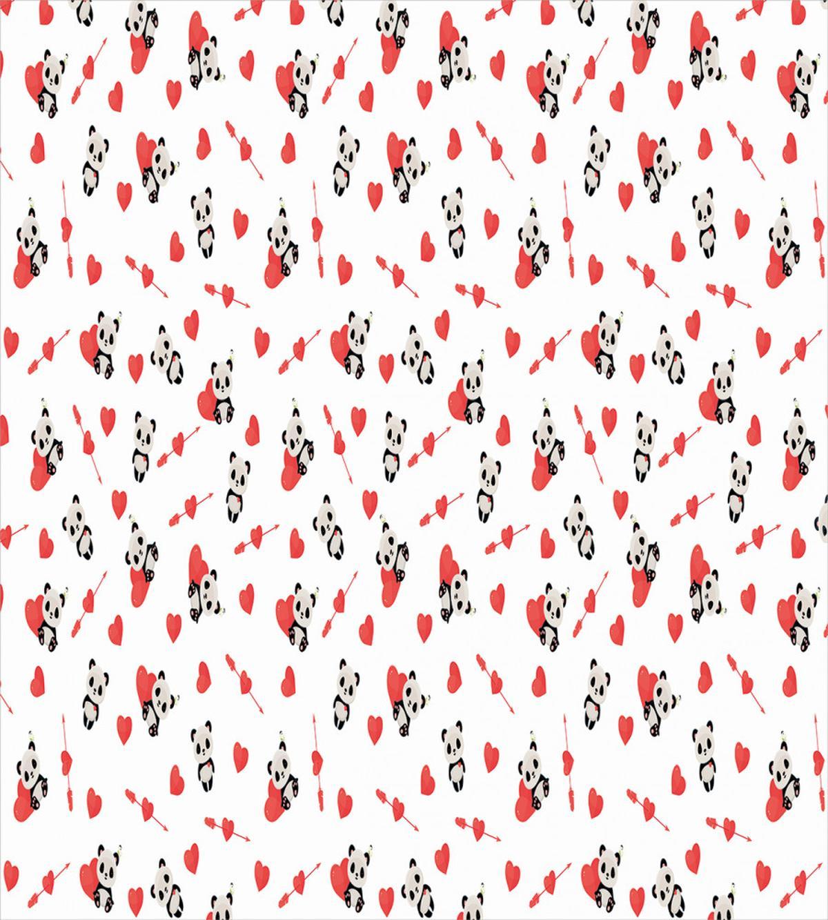 Panda with Hearts — Pattern