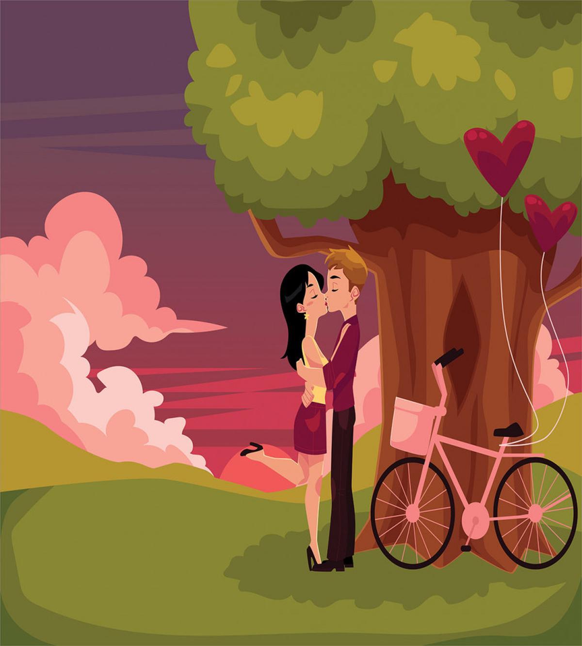 Couple Date Doodle — Pattern