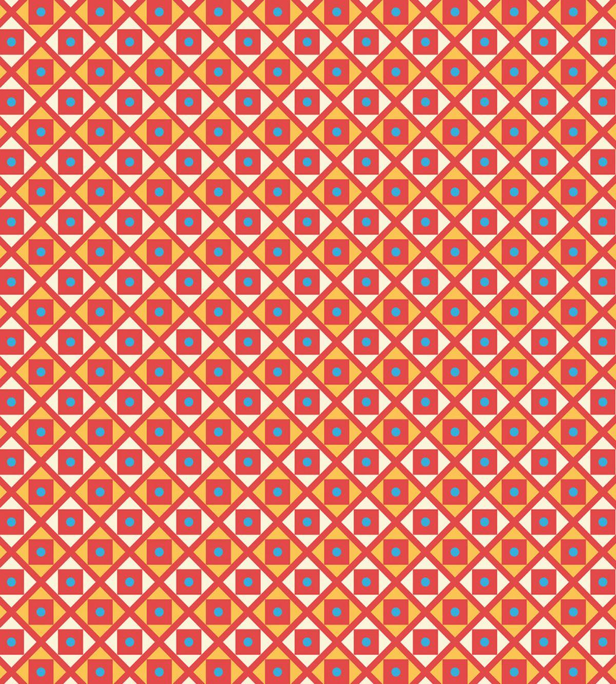 Dots Squares Checked — Pattern