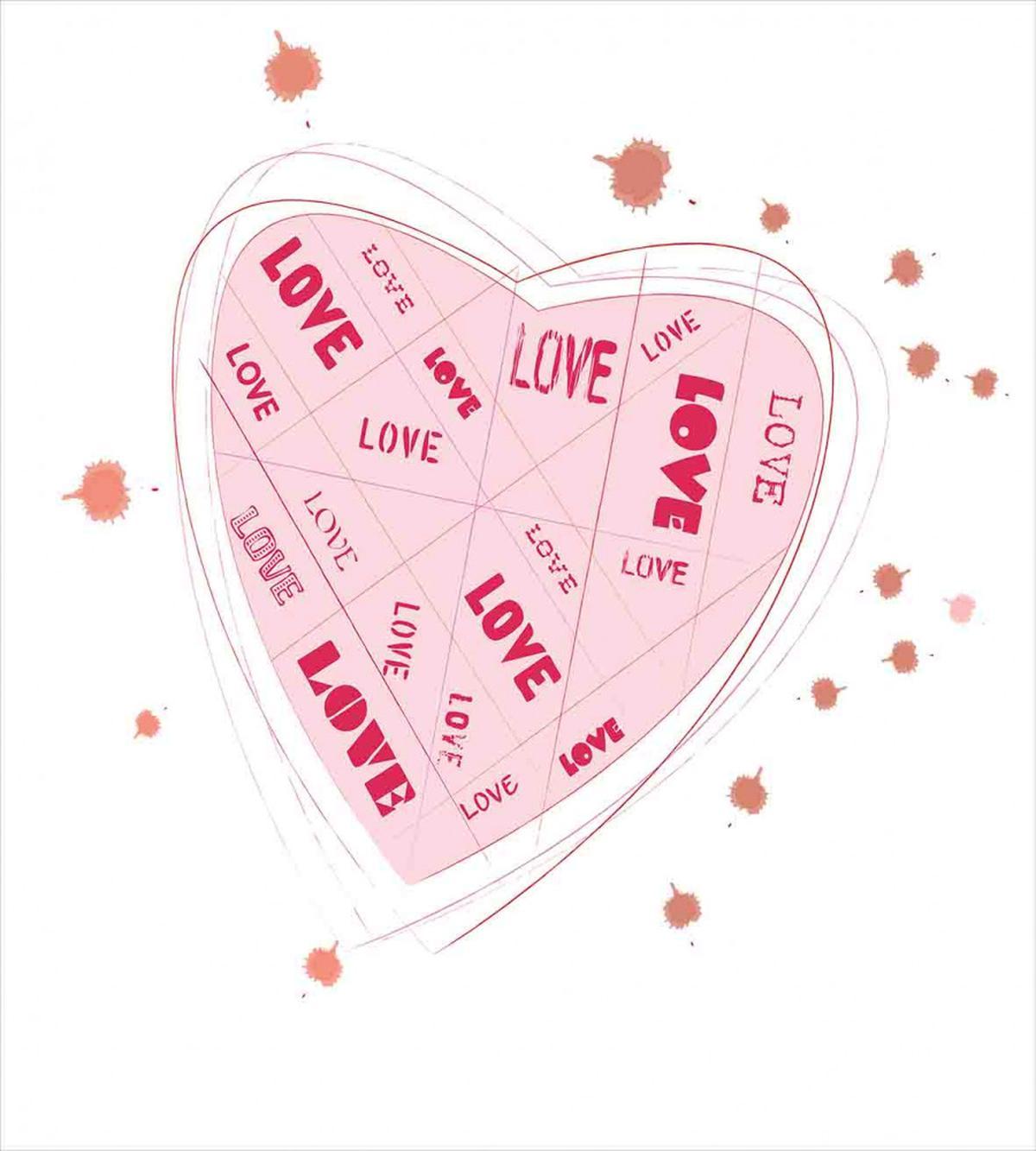 Inscribed Heart Vintage — Pattern
