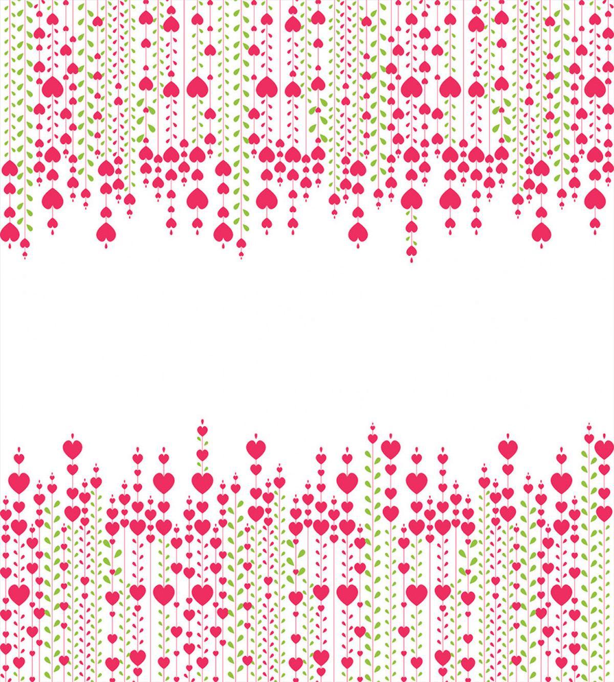Heart Leaves Flowers — Pattern