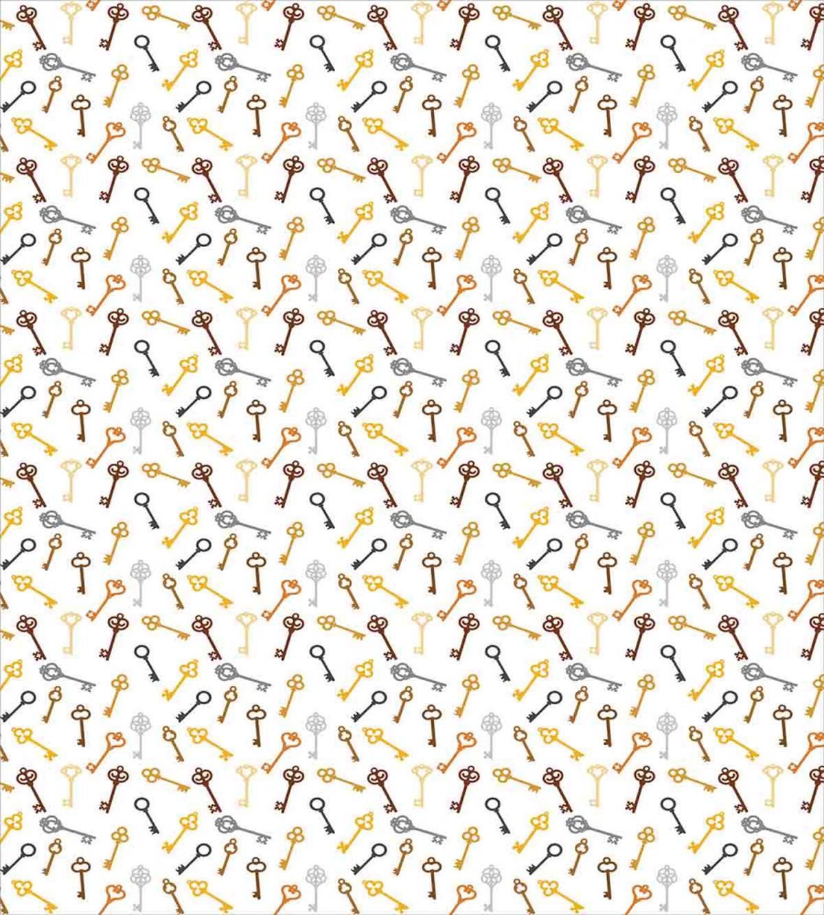 Pastel Vintage Keys — Pattern