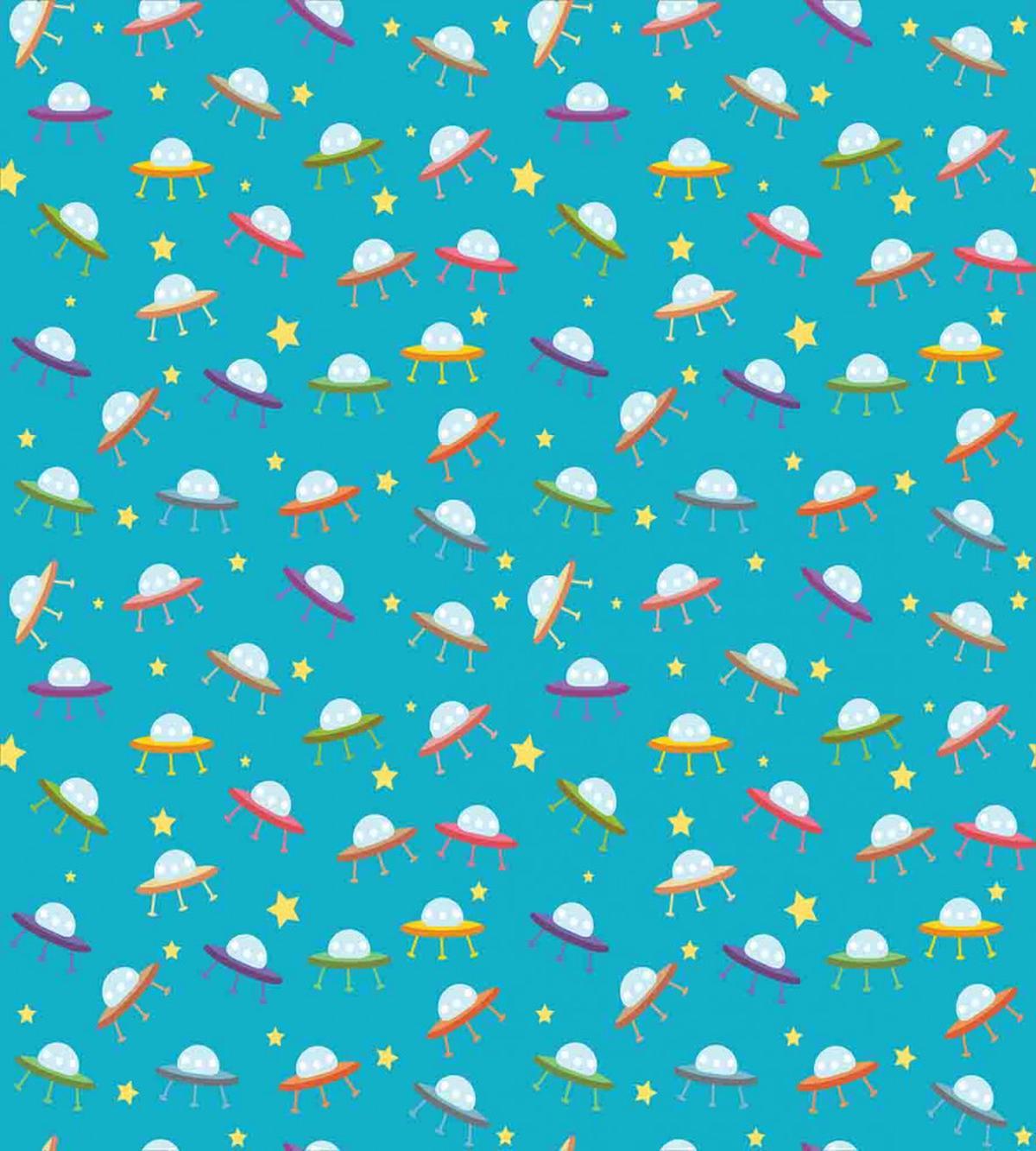 Cartoon Style UFO — Pattern
