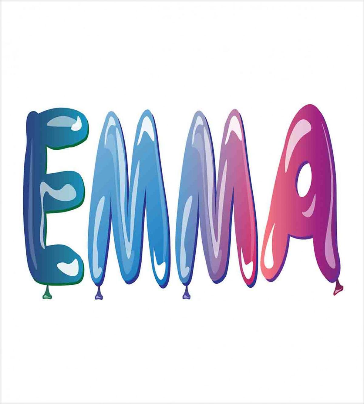 Feminine Balloon Name — Pattern