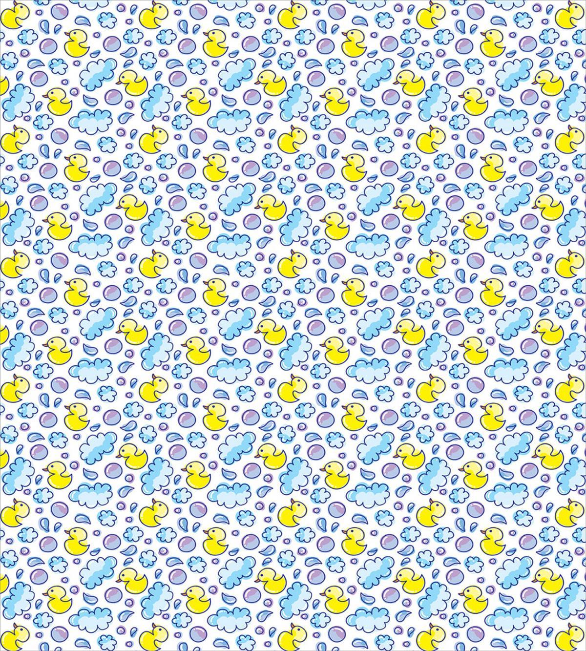 Washing Time Bubbles Duck — Pattern