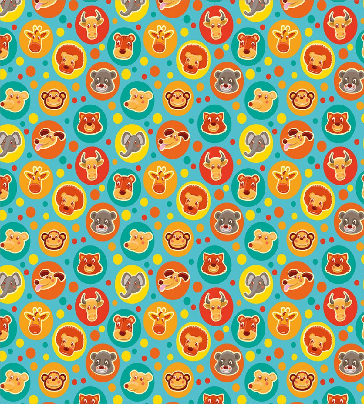Comic Fun Faces — Pattern