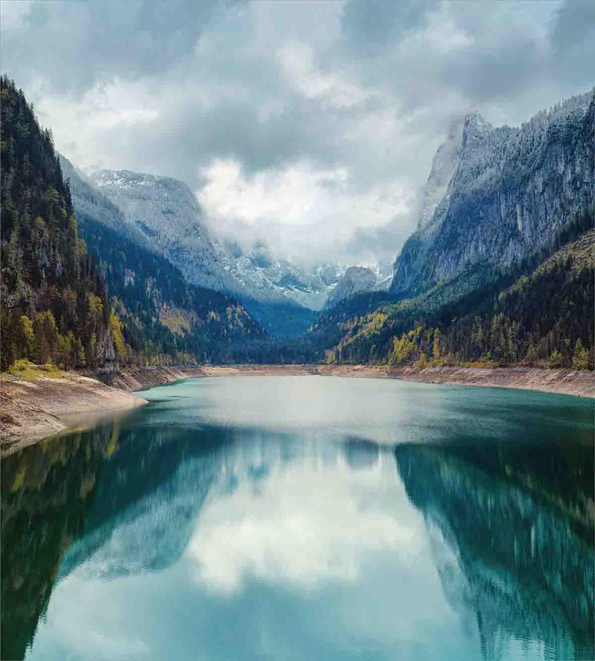 Alpine Lake Sky Forest — Pattern