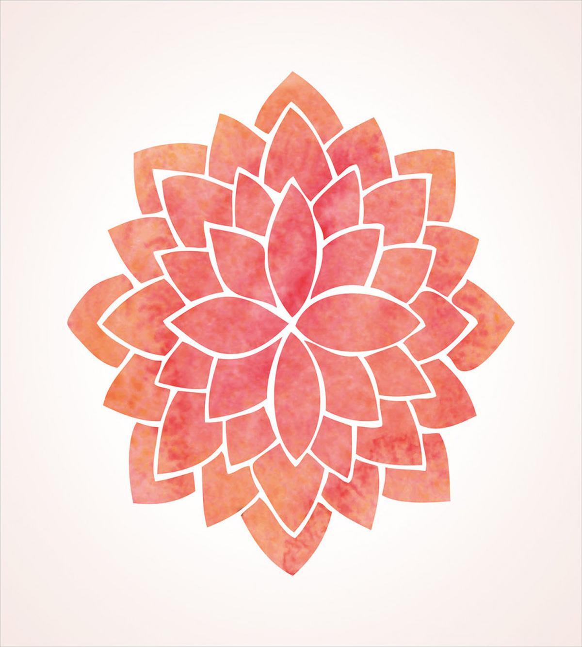 Pattern Lotus Illustration — Pattern
