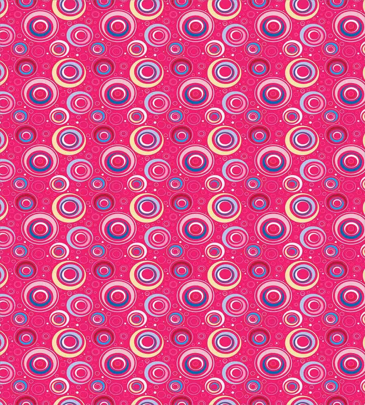 Abstract Circles Retro — Pattern