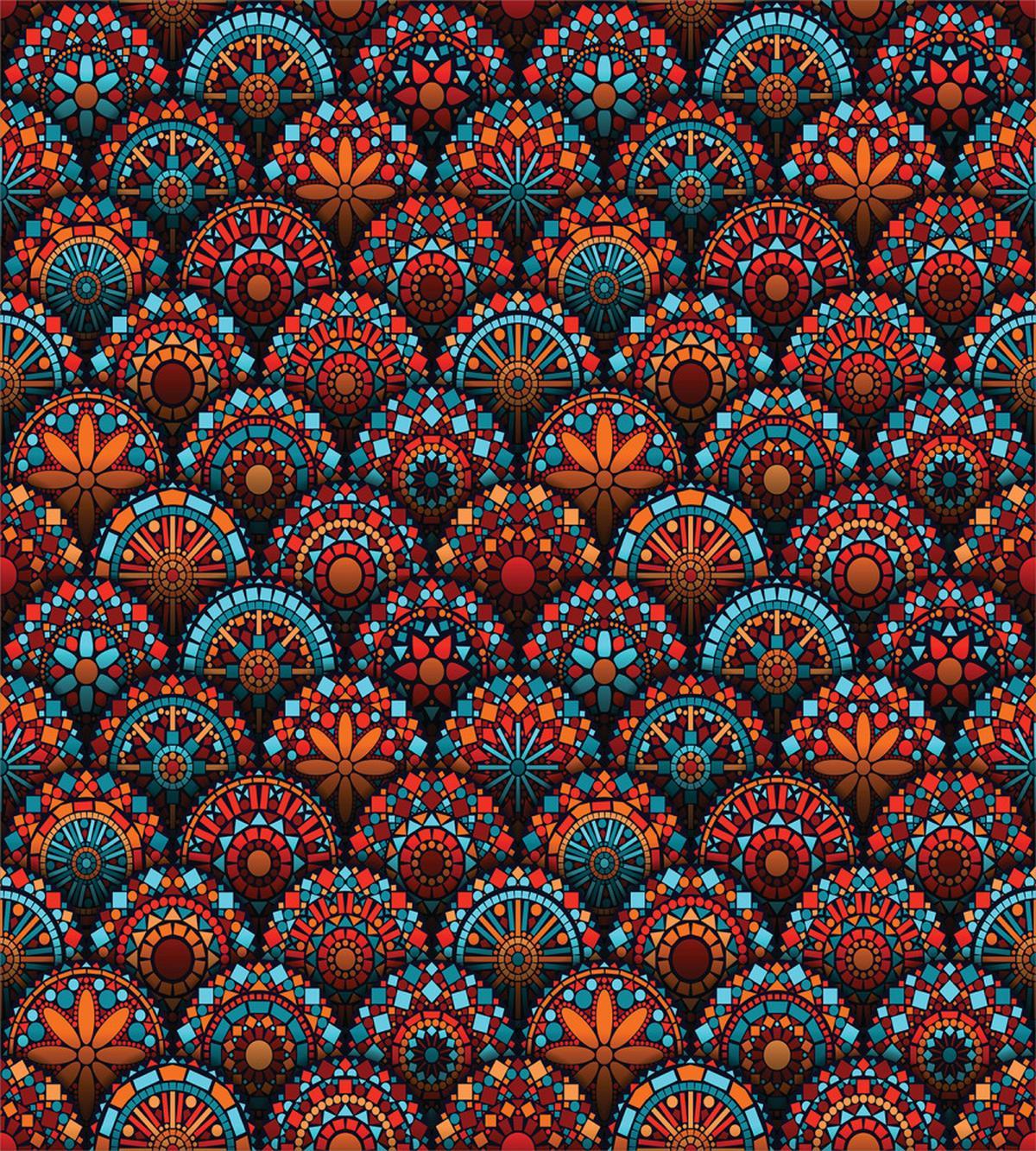 Geometric Floral Forms — Pattern