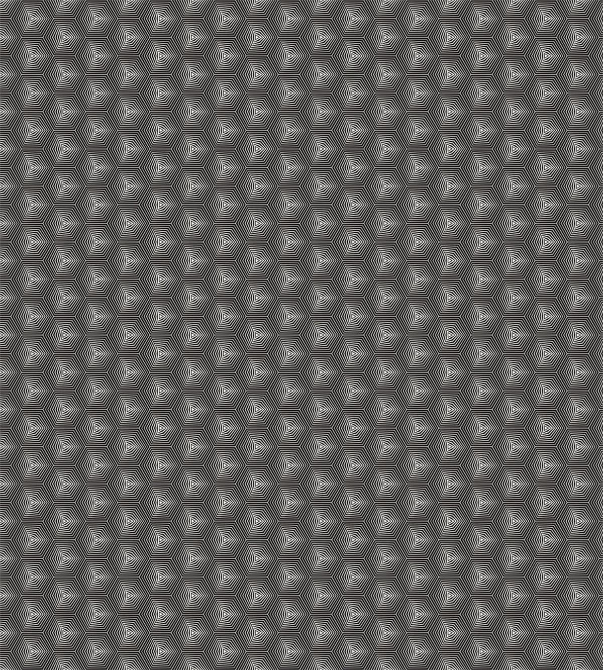 Triangles Striped Hexagons — Pattern