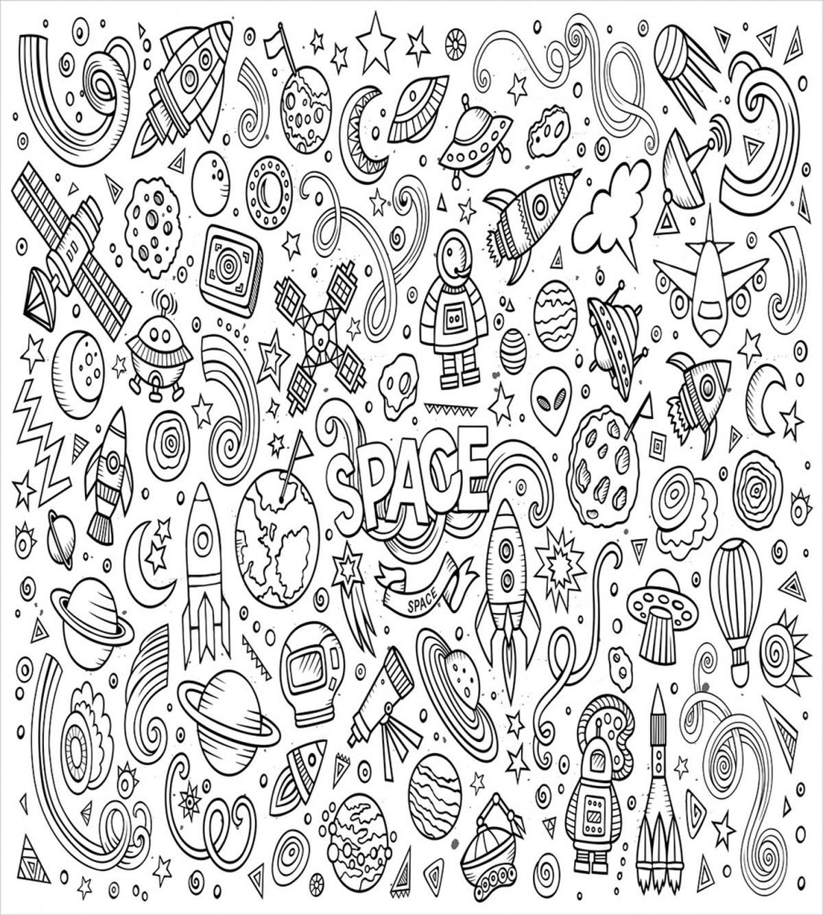 Astro Scketch Planets — Pattern