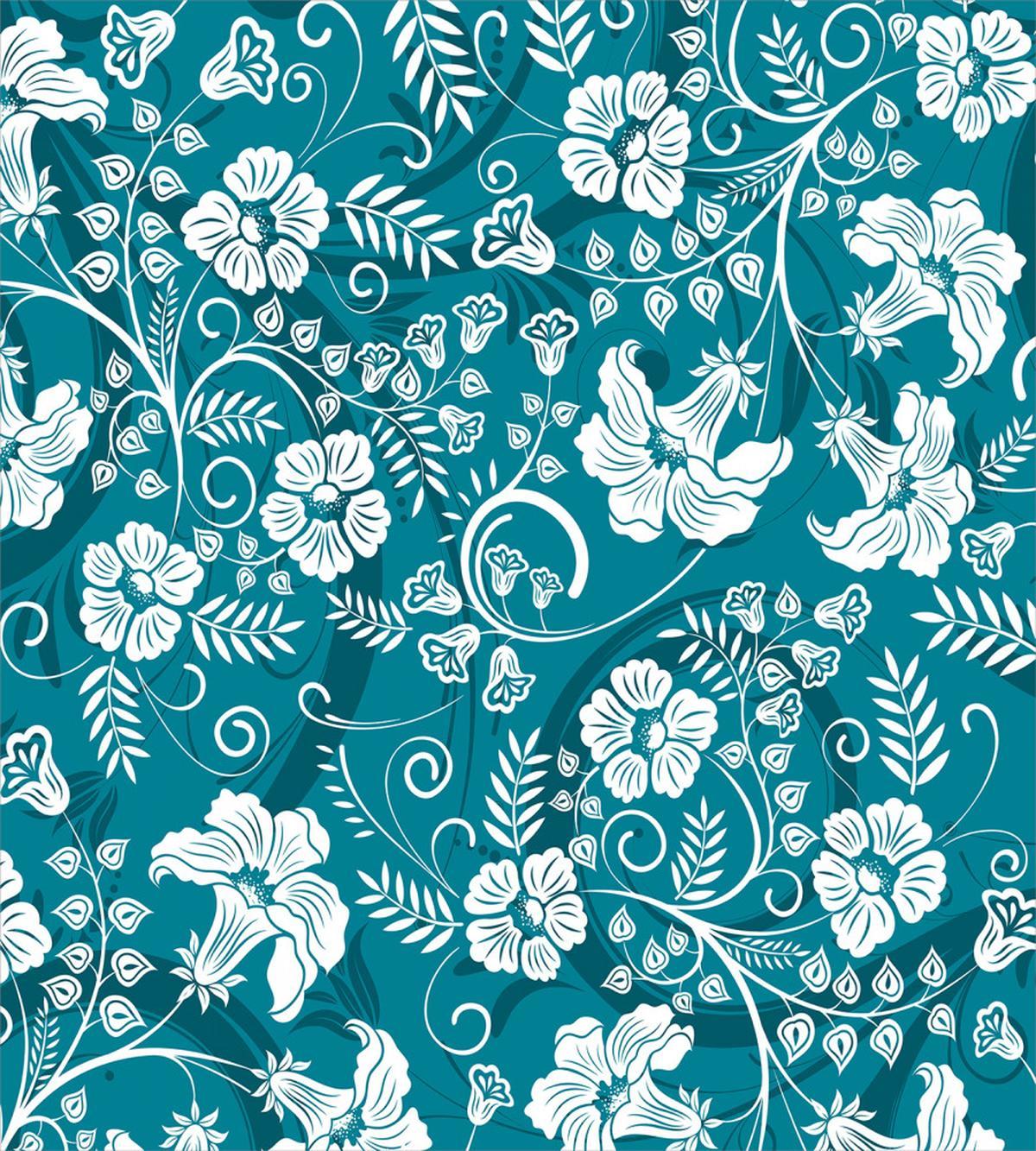 Floral Romantic Beams — Pattern