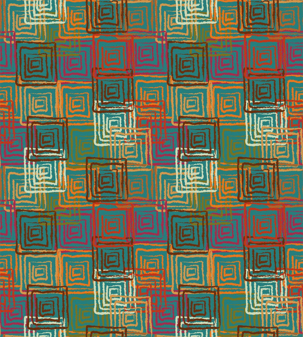 Grunge Folk Rainbow — Pattern