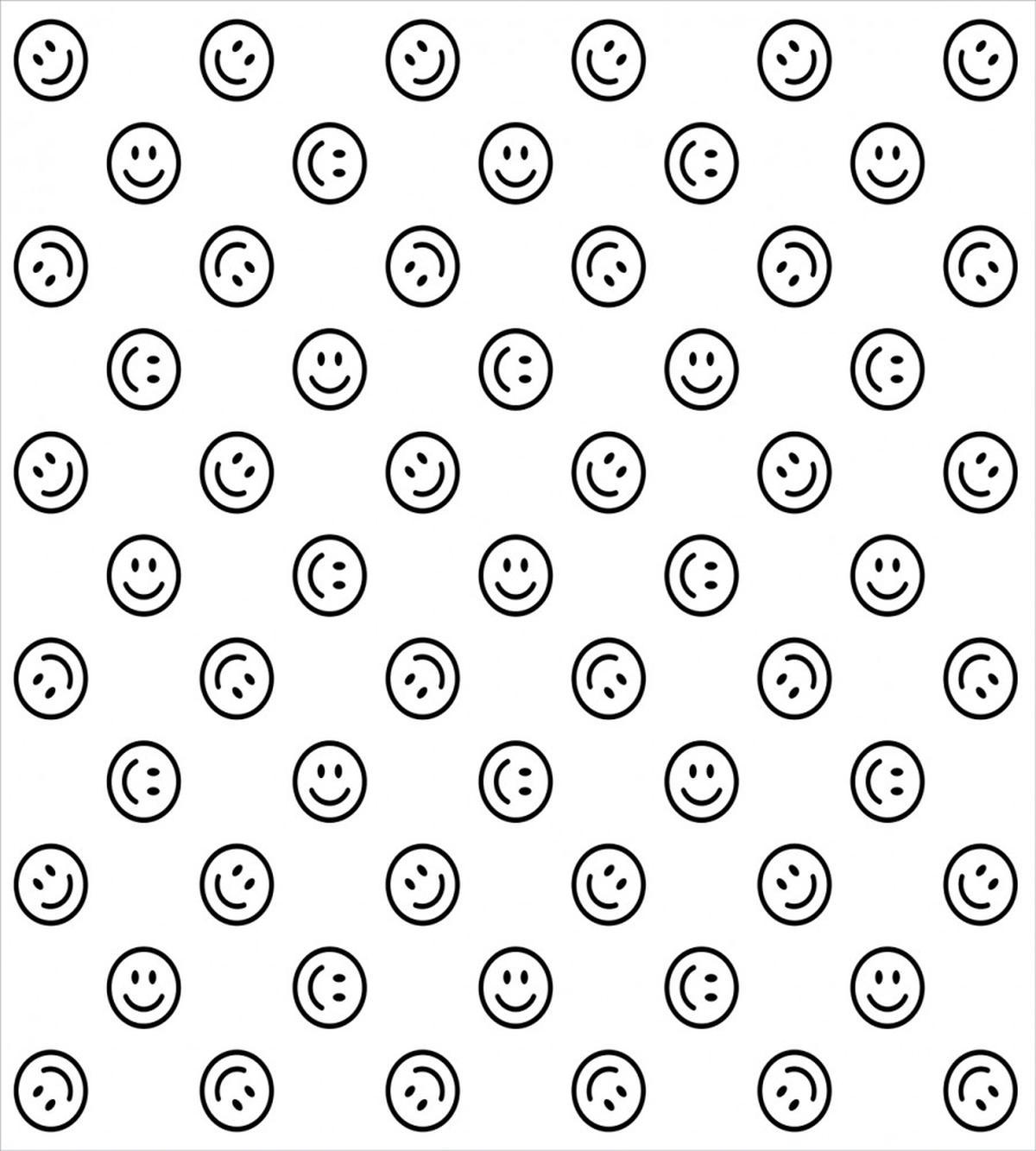 Happy Mood Smile Faces — Pattern