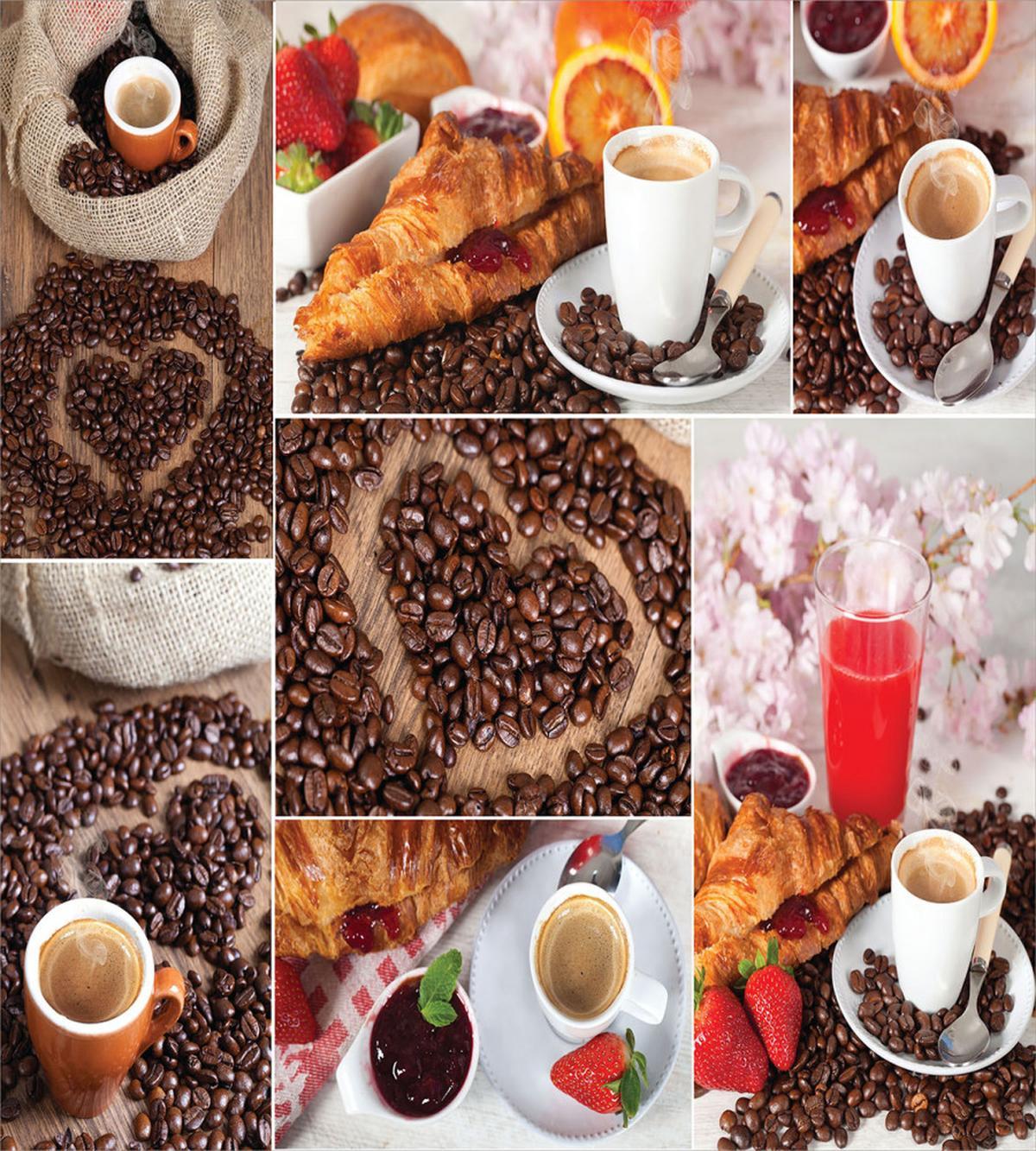 Croissant and Coffee — Pattern