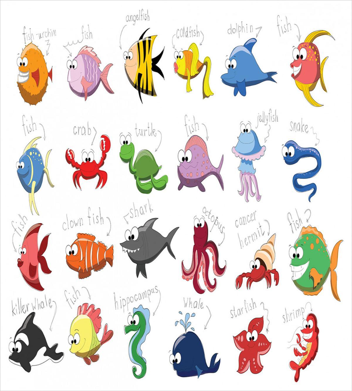 Cartoonish Various Breed Names — Pattern