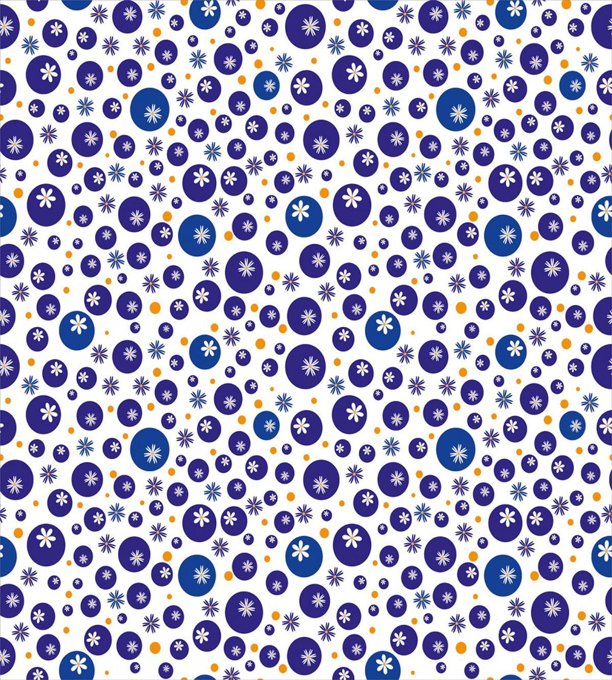 Polka Dots Spring Flower — Pattern