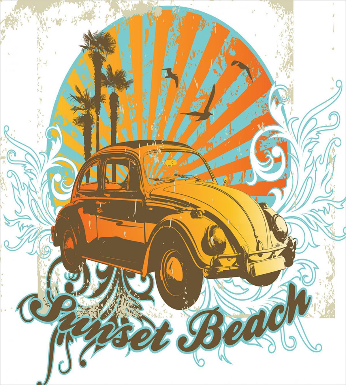 Summer Season Design Car — Pattern