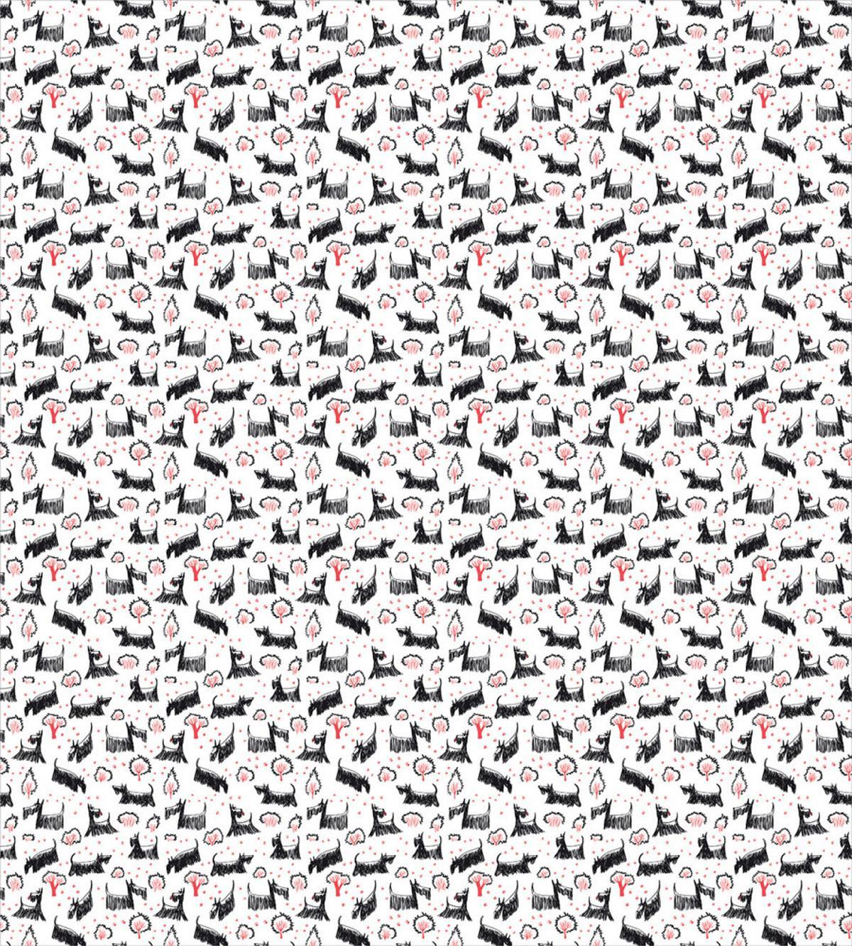 Hand-drawn Dog Breeds — Pattern