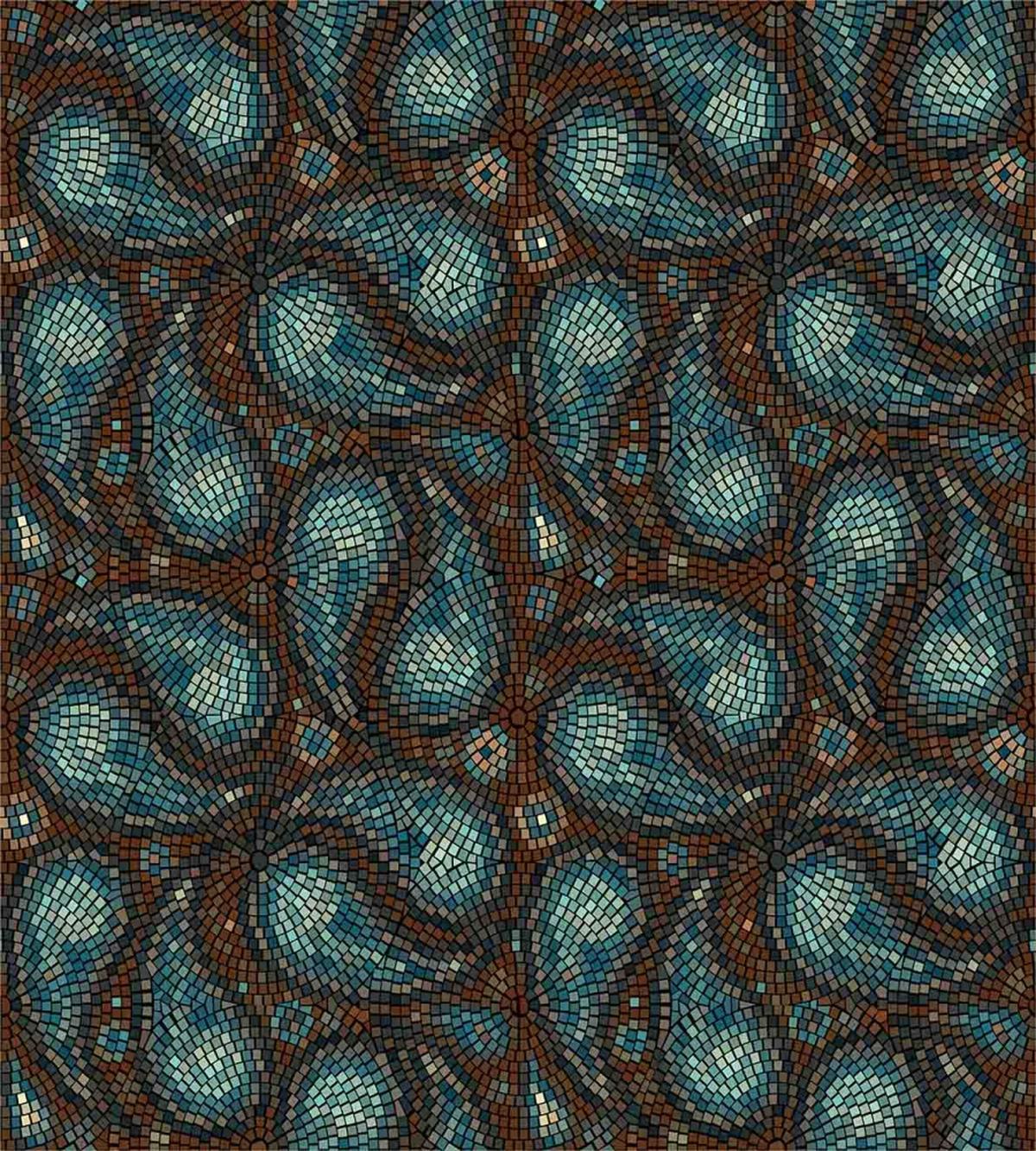 Modern Teardrop Shapes — Pattern