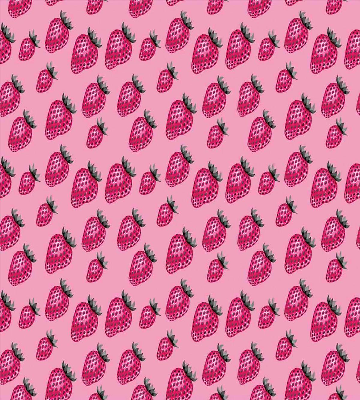 Pop Art Style Strawberry — Pattern
