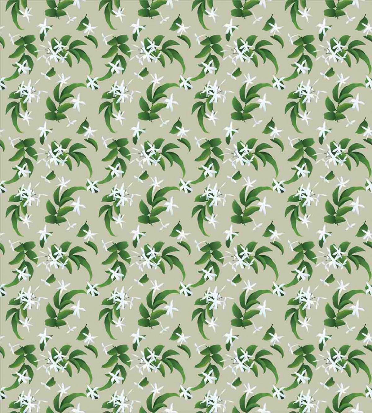 Exotic Flowers Branches — Pattern
