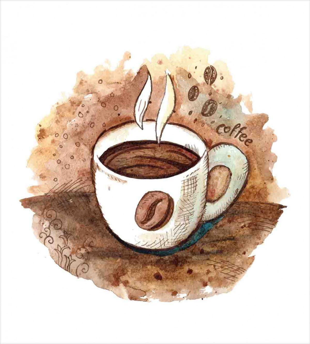Freshly Brewed Espresso Cup — Pattern