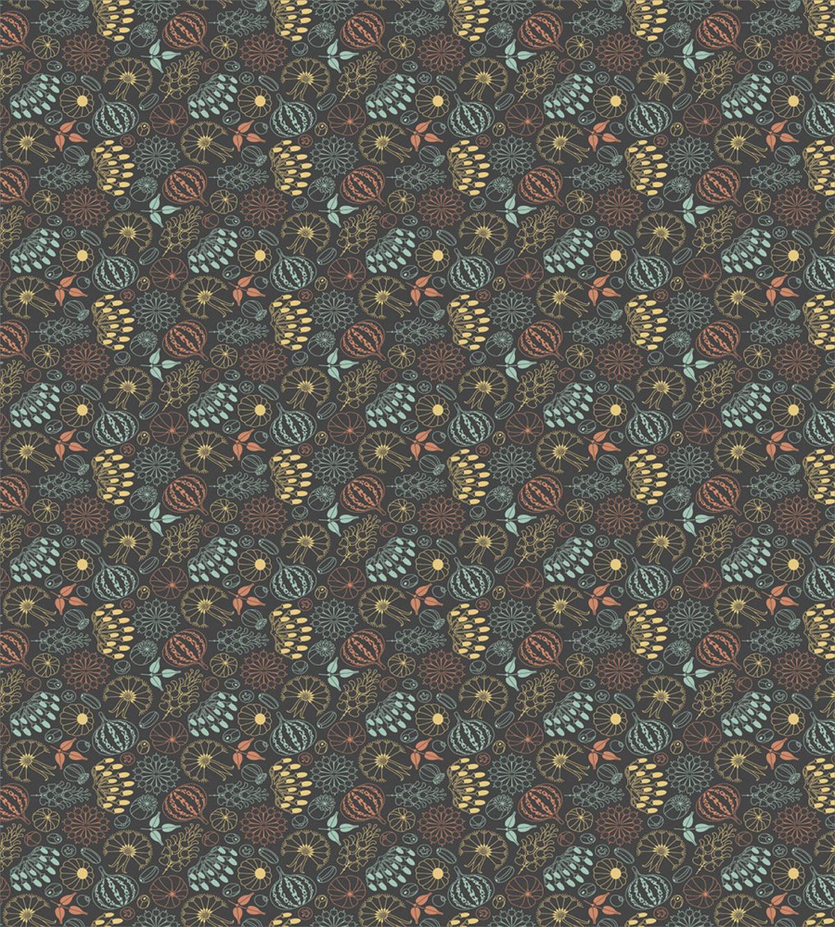 Outline Drawn Seed Berry — Pattern