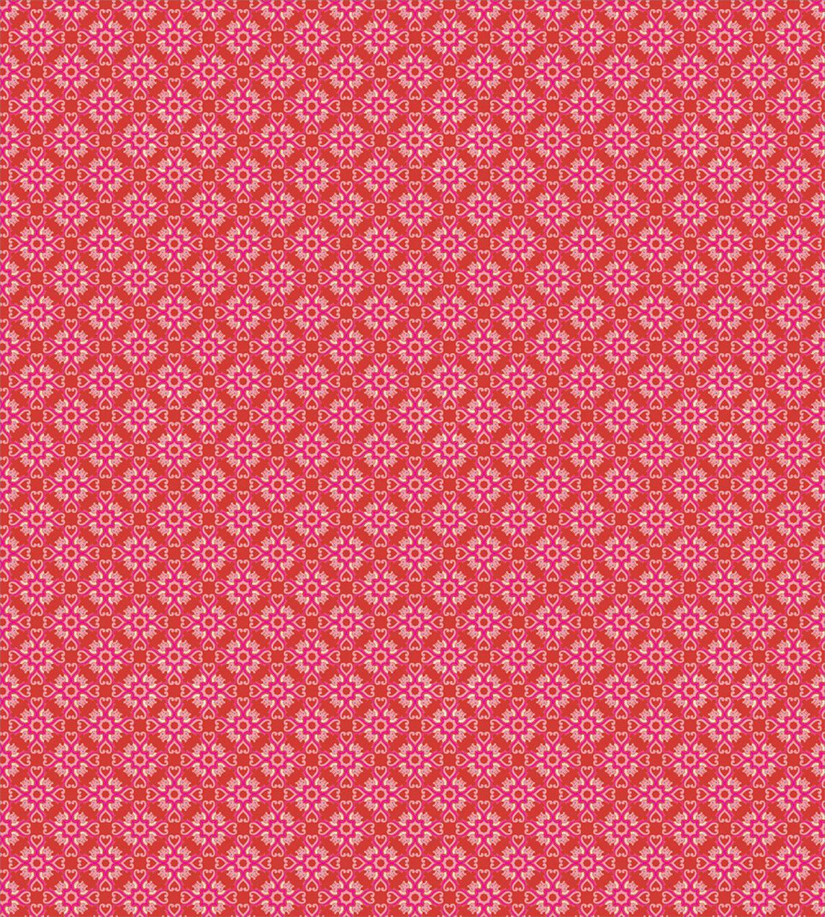 Retro Abstract Flower — Pattern
