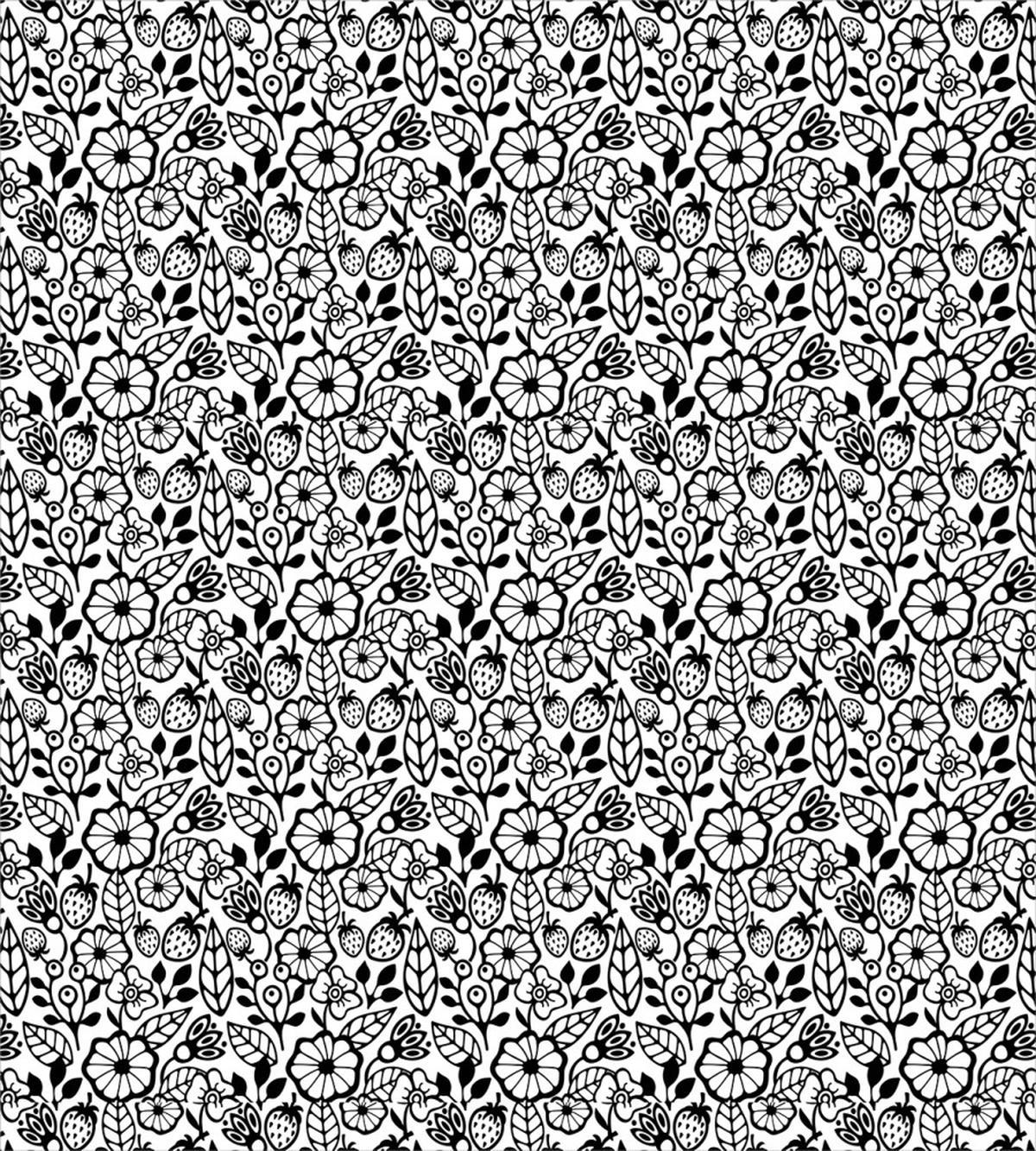 Tropical Flora and Berries — Pattern