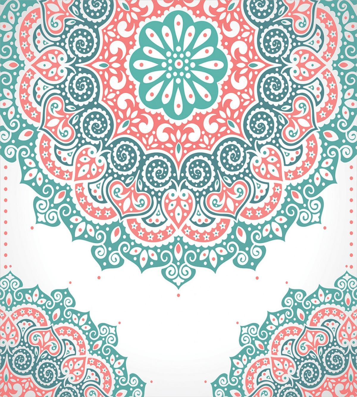 Soft Toned Mandala Asian — Pattern