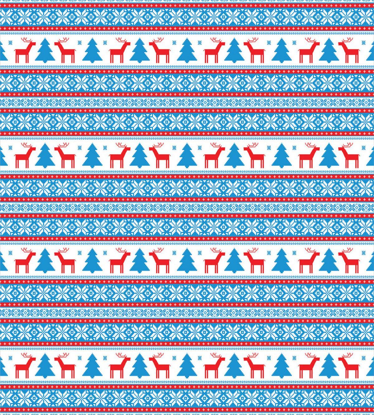 Folk Knit Style Art — Pattern