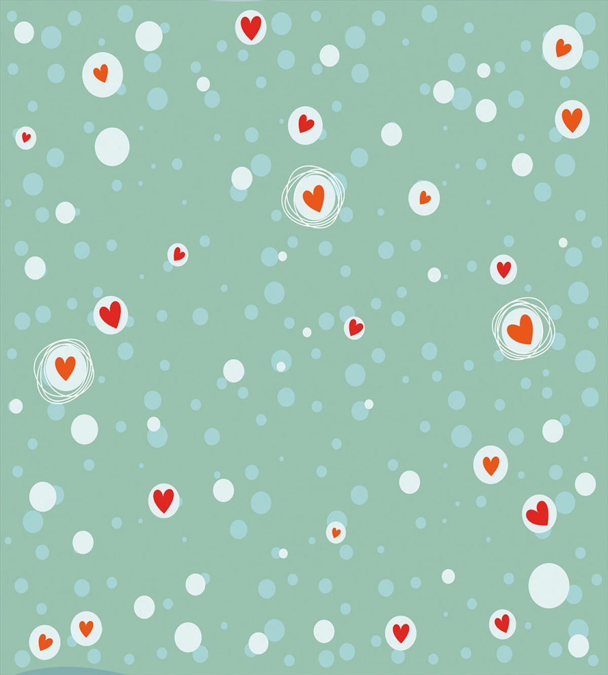 Sketch Circles and Hearts — Pattern