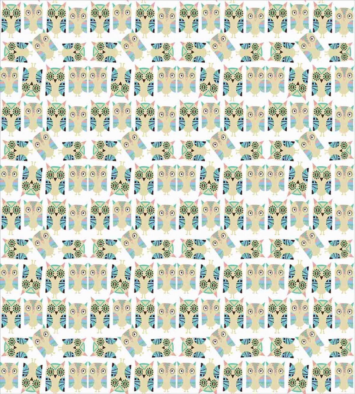 Ornamental Nursery Style Birds — Pattern