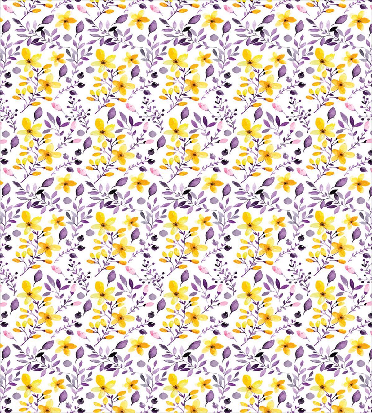 Yellow Wildflowers — Pattern