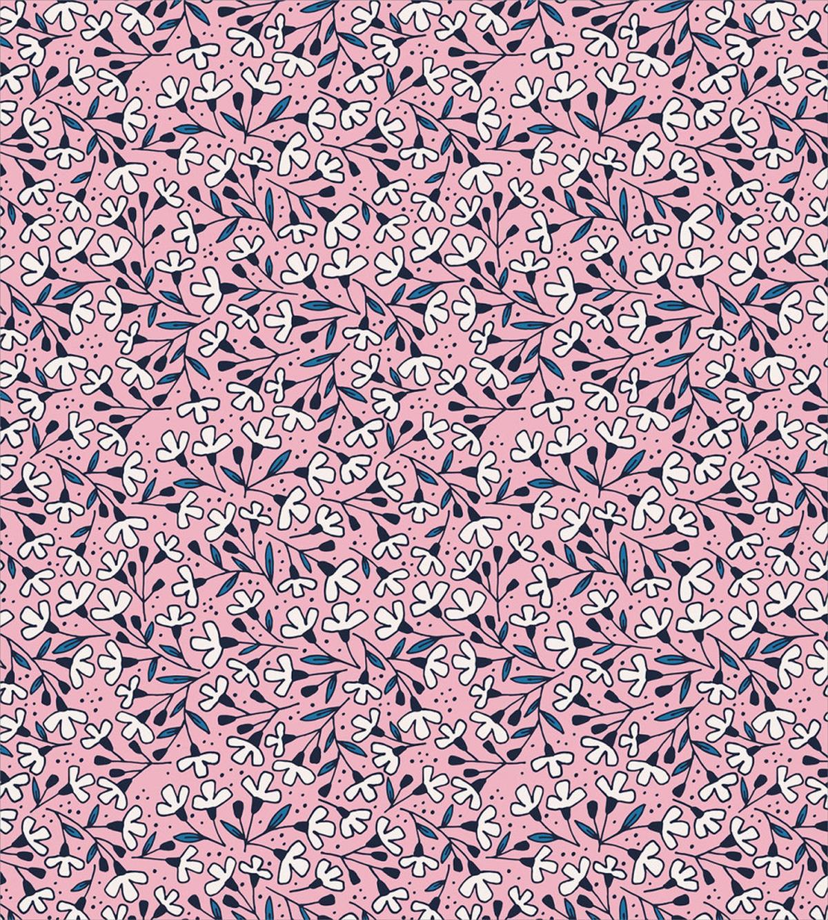 Delicate Floral Branches — Pattern